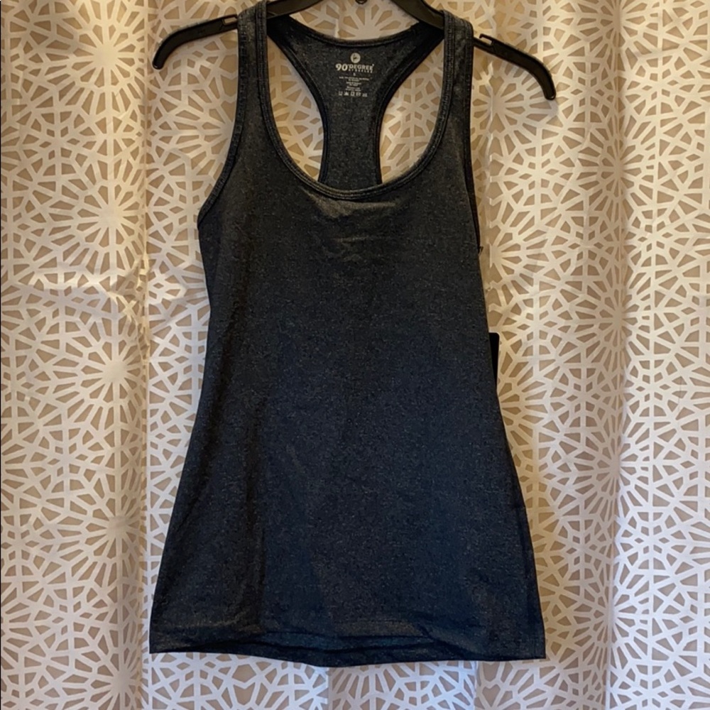 90 Degree by Reflex Charcoal Athletic Tank. NWT!
